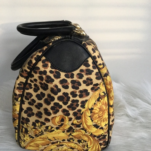 Authentic Vintage Baroque Leopard Versace Handbag - Picture 4 of 8